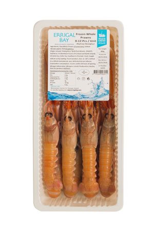 Whole Prawns 10-15pcs Errigal Bay 1000g/pack